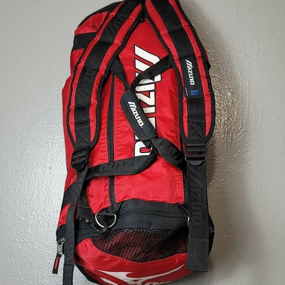 Mizuno Premier Bat Futsac Bag Baseball Softball Red Adjustable Strap